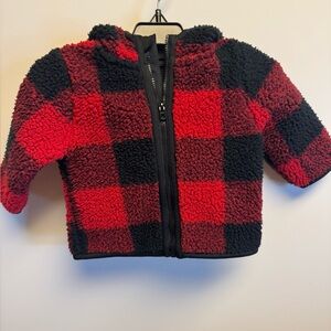 Joe Fresh Baby Black and Red Jacket
